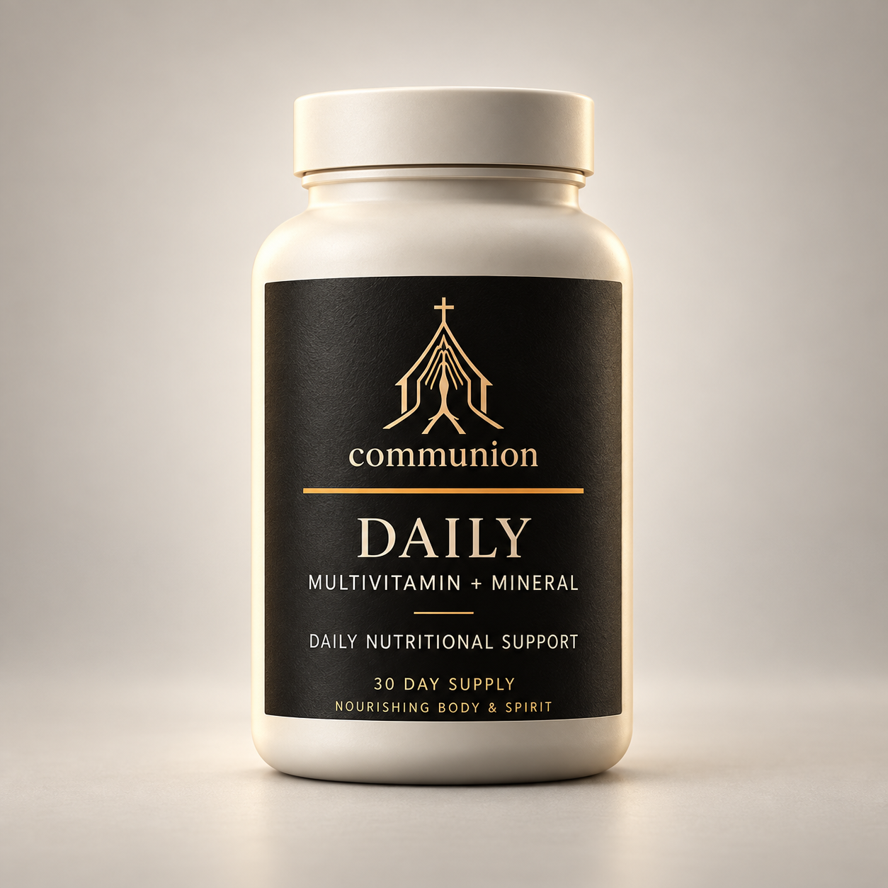 Communion Daily conceptual packaging